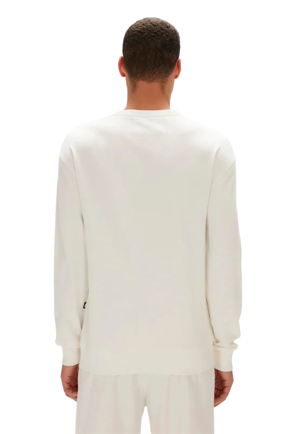 Bad Bear Tag Crewneck Beyaz Erkek Sweatshirt - 2