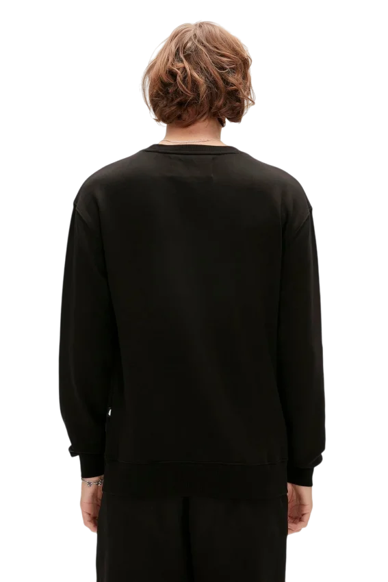 Bad Bear Tag Crewneck Siyah Erkek Sweatshirt - 2