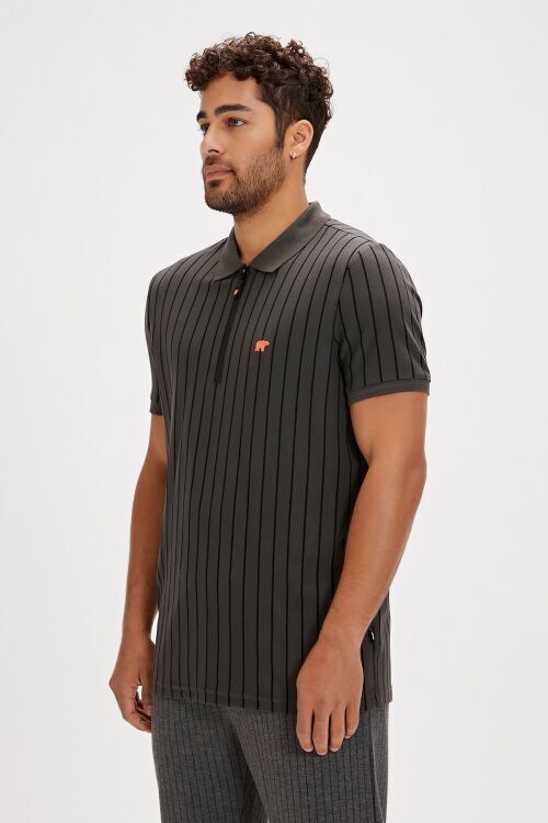 Bad Bear THEO POLONECK Antrasit Erkek Tshirt - 3