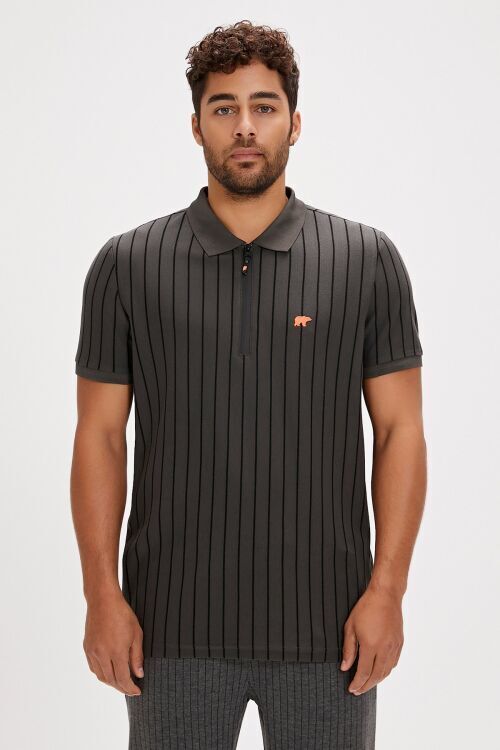 Bad Bear THEO POLONECK Antrasit Erkek Tshirt - 4