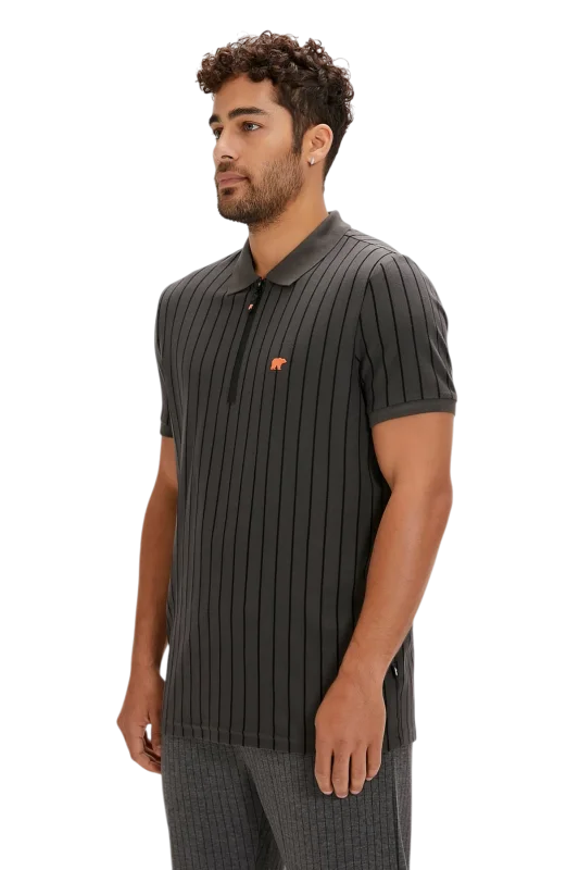 Bad Bear THEO POLONECK Antrasit Erkek Tshirt - 3