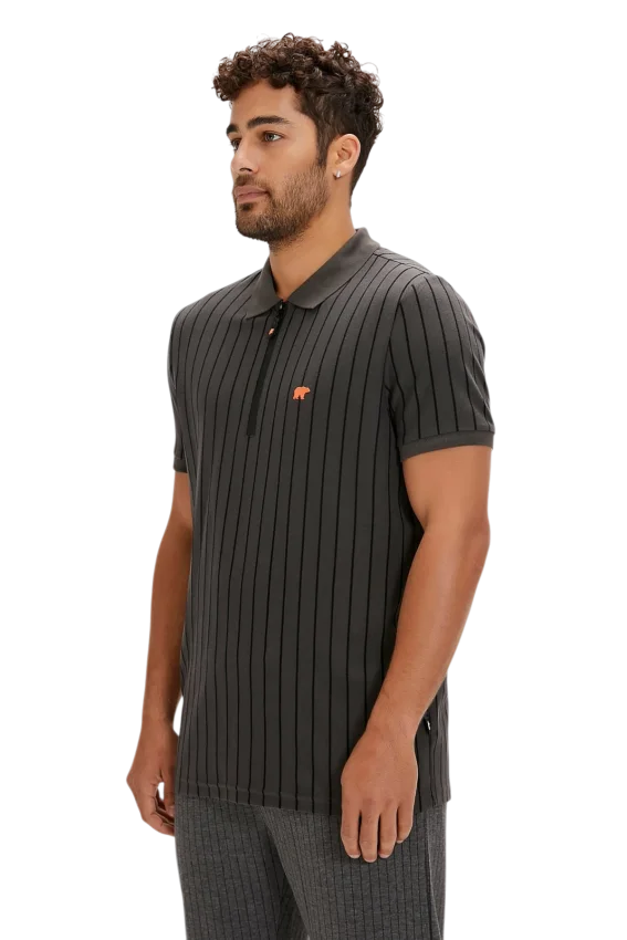 Bad Bear THEO POLONECK Antrasit Erkek Tshirt - 3