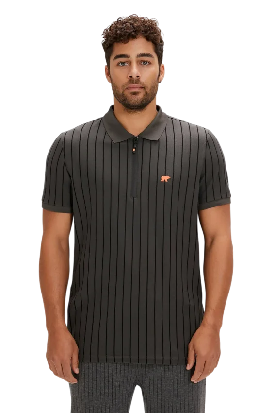 Bad Bear THEO POLONECK Antrasit Erkek Tshirt - 1