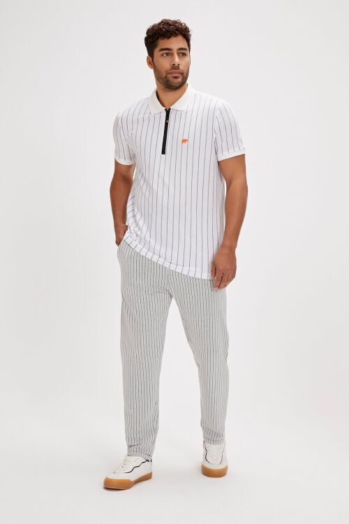 Bad Bear THEO POLONECK BEYAZ Erkek Tshirt - Bad Bear