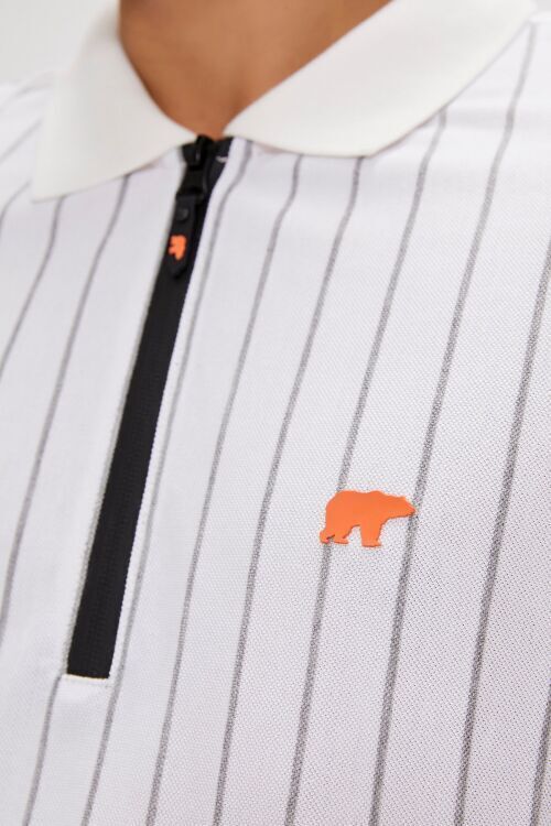 Bad Bear Theo Poloneck Beyaz Erkek Tshirt - 3