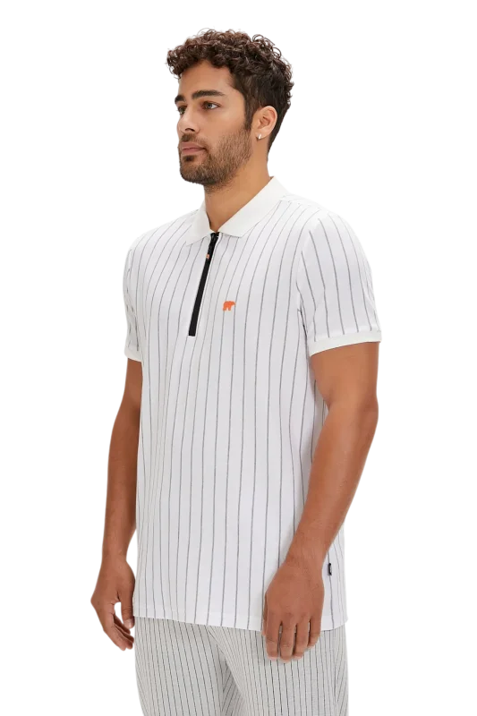 Bad Bear Theo Poloneck Beyaz Erkek Tshirt - 3