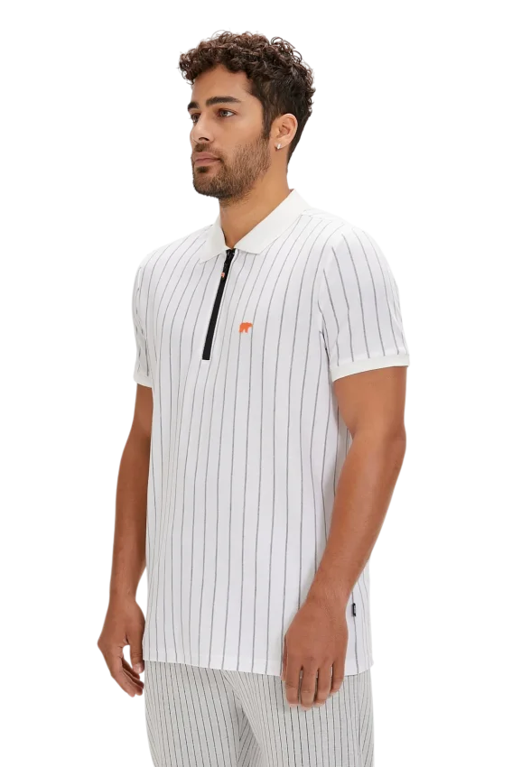 Bad Bear Theo Poloneck Beyaz Erkek Tshirt - 3