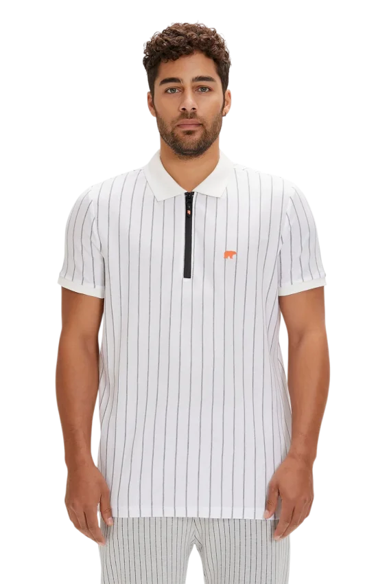 Bad Bear Theo Poloneck Beyaz Erkek Tshirt - 1