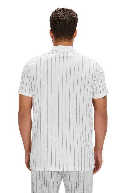 Bad Bear Theo Poloneck Beyaz Erkek Tshirt - 5