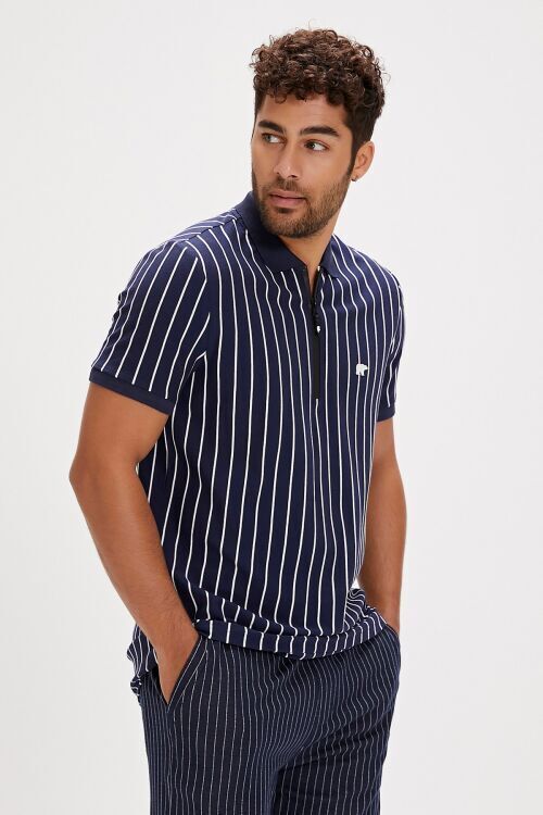 Bad Bear THEO POLONECK LACİVERT Erkek Tshirt - 4
