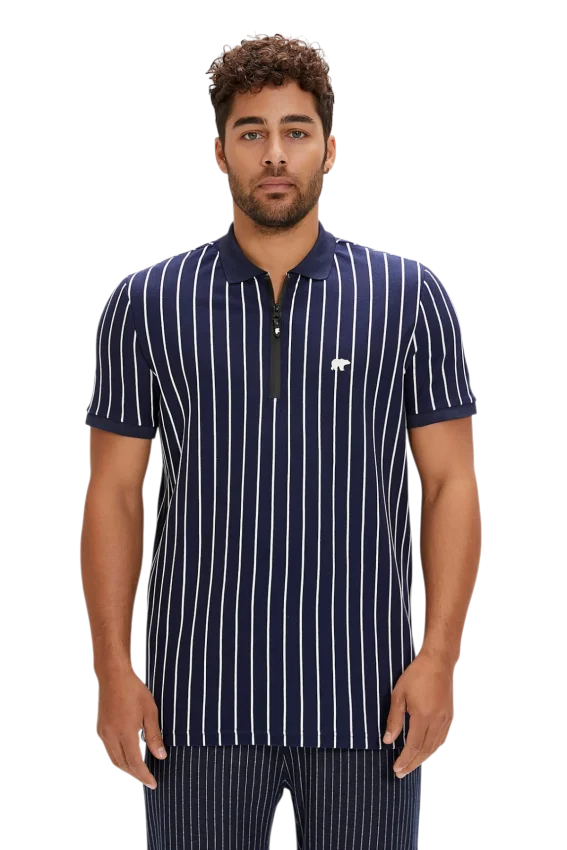 Bad Bear THEO POLONECK LACİVERT Erkek Tshirt - 1