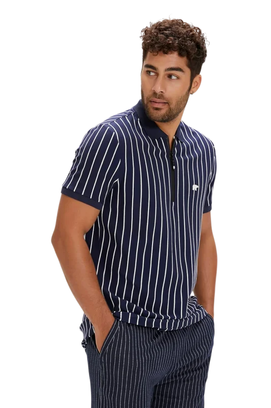 Bad Bear THEO POLONECK LACİVERT Erkek Tshirt - 2