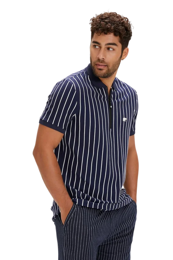 Bad Bear THEO POLONECK LACİVERT Erkek Tshirt - 2