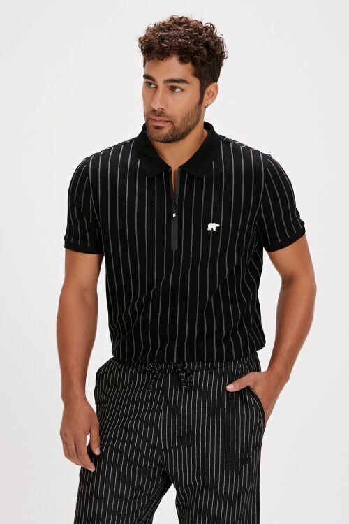 Bad Bear THEO POLONECK SİYAH Erkek Tshirt - 3