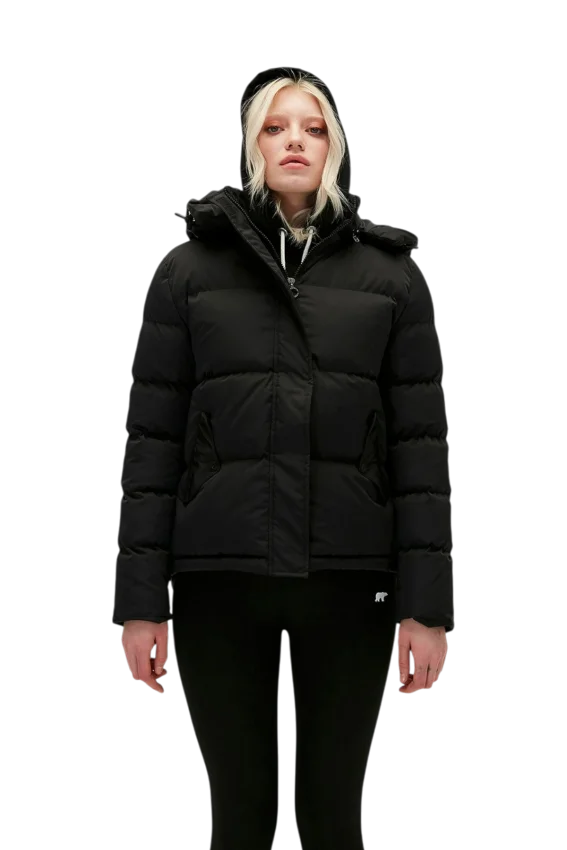 Bad Bear Tinkerbelle Puffer Siyah Kadın Mont - 1