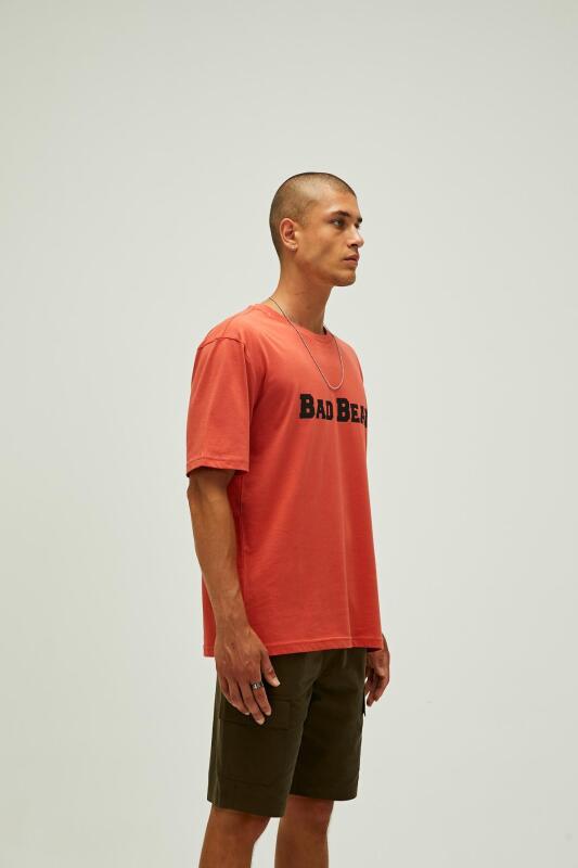 Bad Bear TITLE T-SHIRT Kızıl Erkek Tshirt 22.01.07.053-C109 - 2