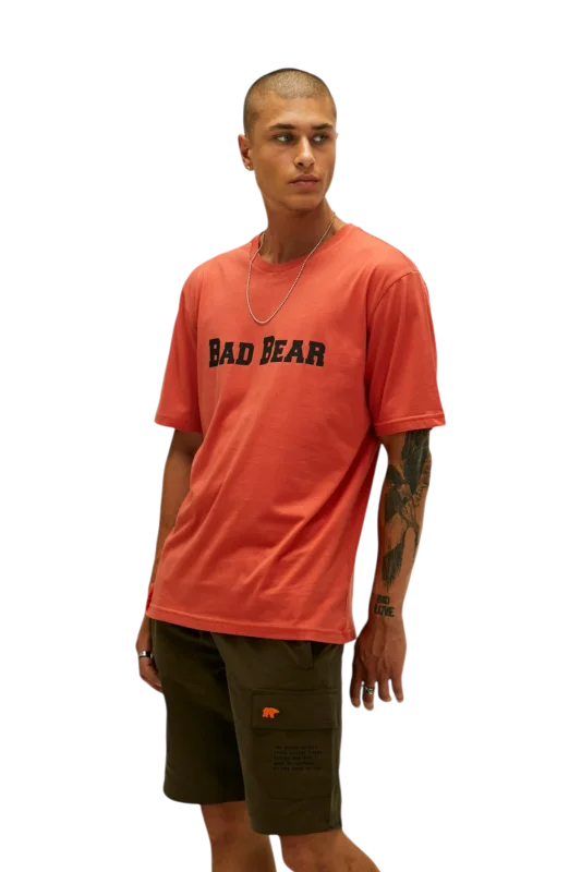 Bad Bear Title Kızıl Erkek Tshirt 