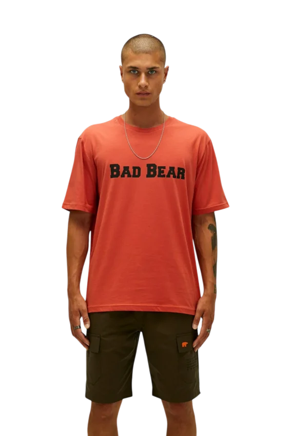 Bad Bear Title Kızıl Erkek Tshirt - 2