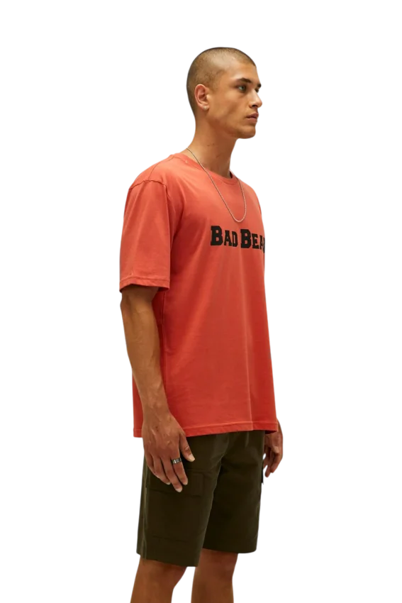 Bad Bear Title Kızıl Erkek Tshirt - 3