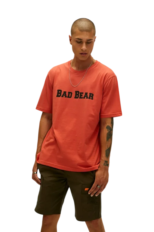 Bad Bear Title Kızıl Erkek Tshirt - 6
