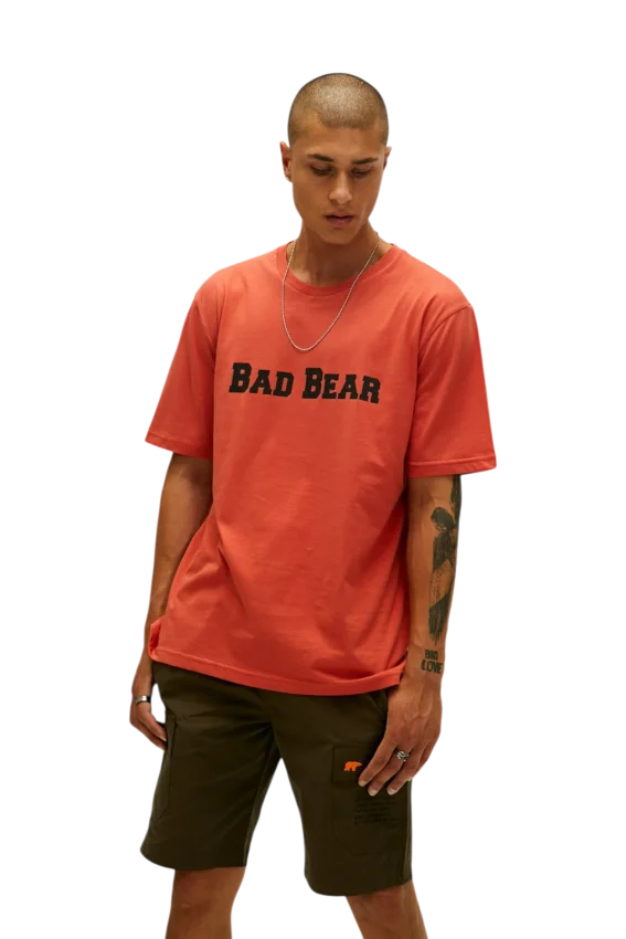 Bad Bear Title Kızıl Erkek Tshirt - 6