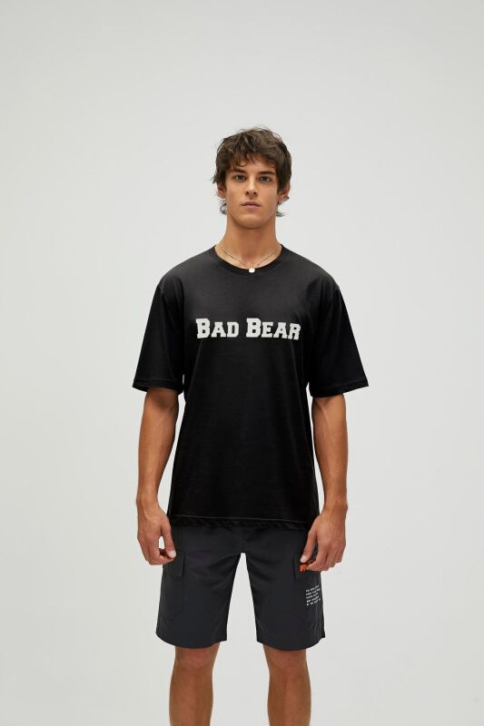 Bad Bear TITLE T-SHIRT SİYAH Erkek Tshirt - 1