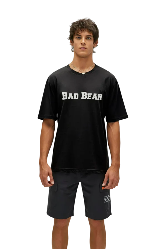Bad Bear TITLE T-SHIRT SİYAH Erkek Tshirt - 1