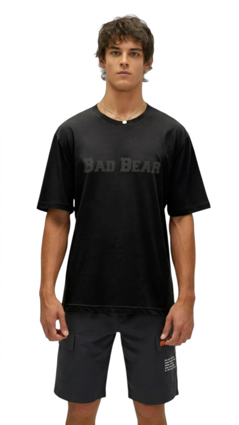 Bad Bear TITLE T-SHIRT SİYAH Erkek Tshirt - 1