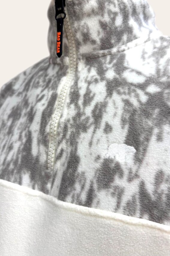 Bad Bear Too Much Half Zip Bej Erkek Sweatshirt - 3