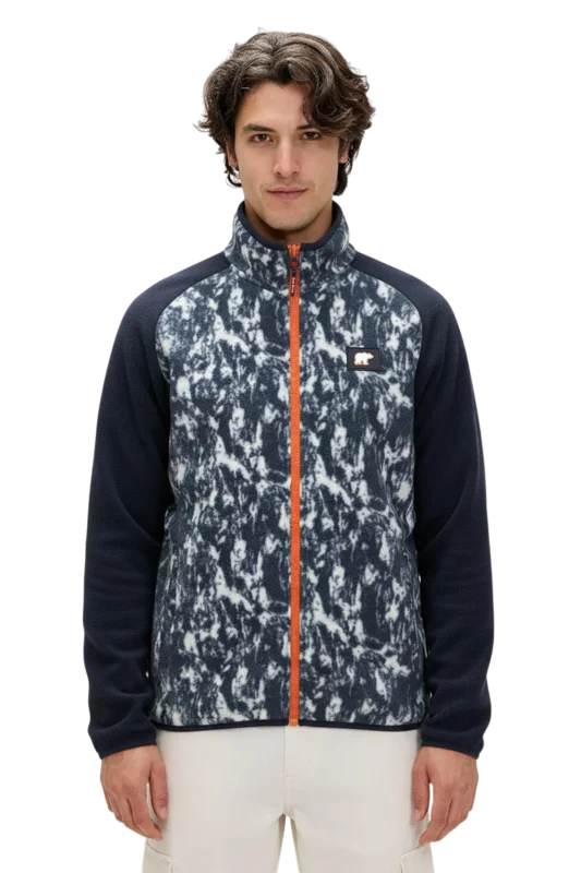 Bad Bear Too Much Half Zip Lacivert Erkek Sweatshirt - 1