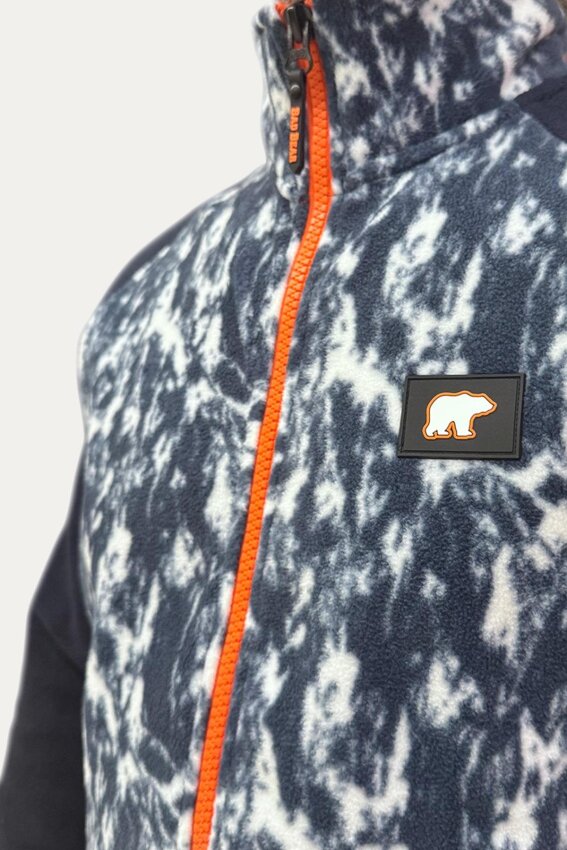 Bad Bear Too Much Half Zip Lacivert Erkek Sweatshirt - 3