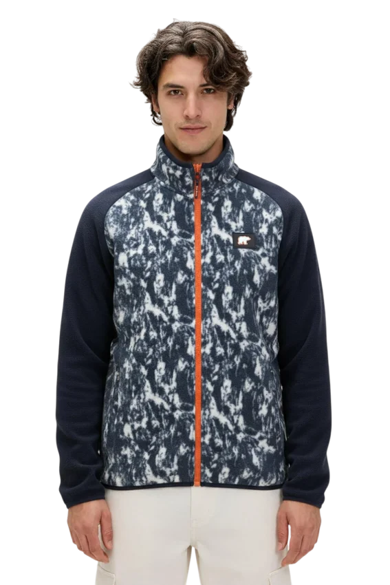 Bad Bear Too Much Half Zip Lacivert Erkek Sweatshirt - 1