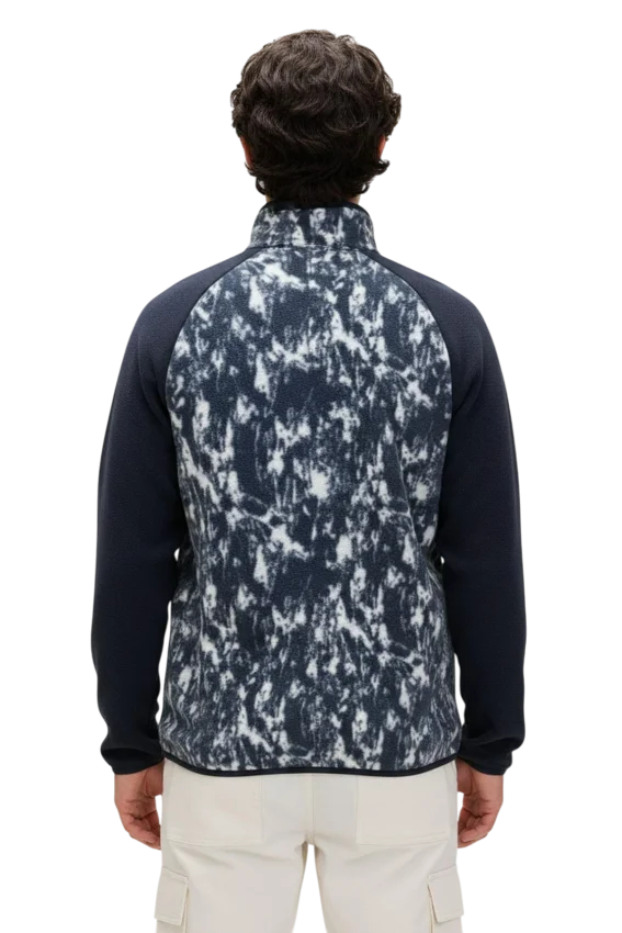 Bad Bear Too Much Half Zip Lacivert Erkek Sweatshirt - 2