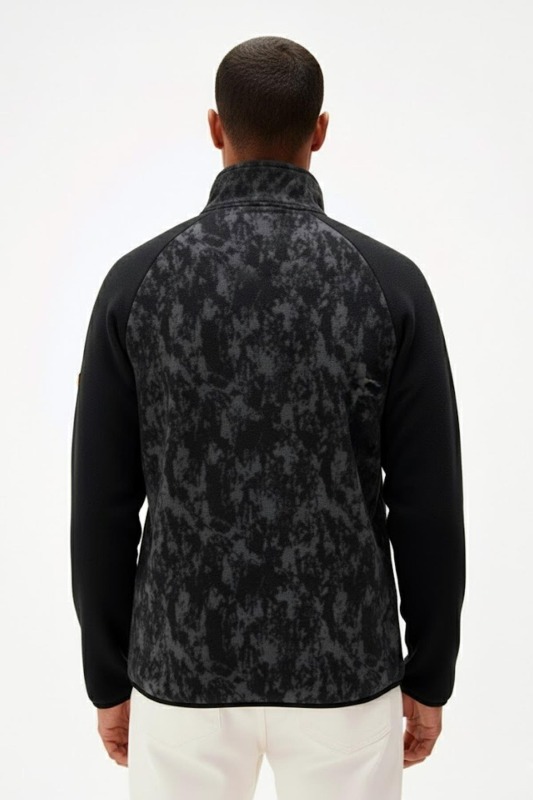 Bad Bear Too Much Half Zip Siyah Erkek Sweatshirt - 3