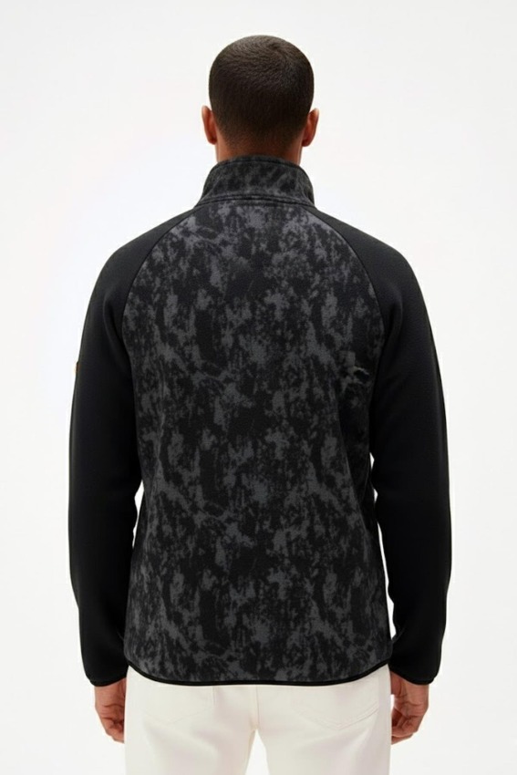 Bad Bear Too Much Half Zip Siyah Erkek Sweatshirt - 3