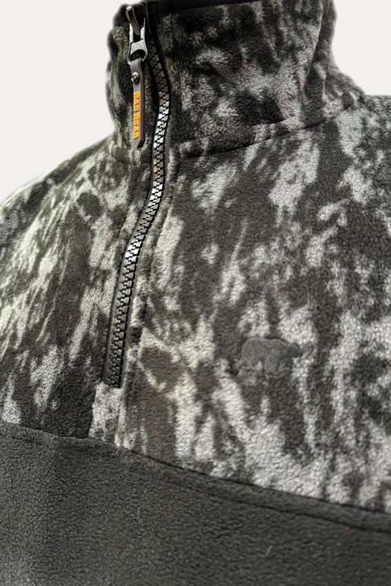 Bad Bear Too Much Half Zip Siyah Erkek Sweatshirt - 2