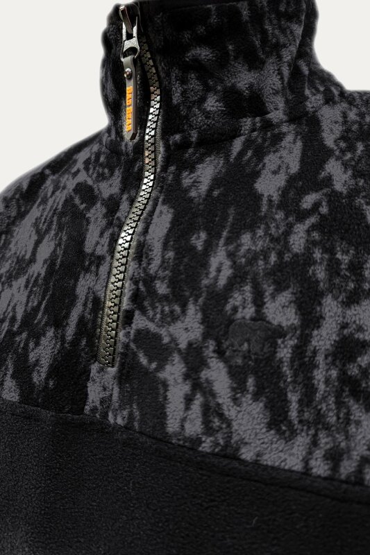 Bad Bear Too Much Half Zip Siyah Erkek Sweatshirt - 3