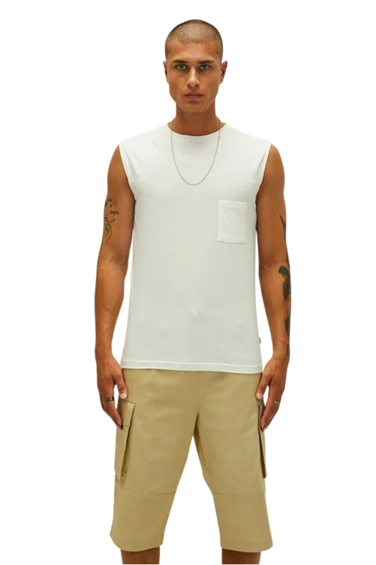 Bad Bear TRIBE TANK-TOP BEYAZ Erkek Atlet 22.01.23.002-C04 - 1