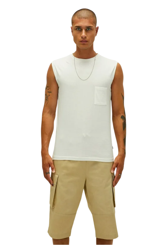 Bad Bear TRIBE TANK-TOP BEYAZ Erkek Atlet 22.01.23.002-C04 - 1