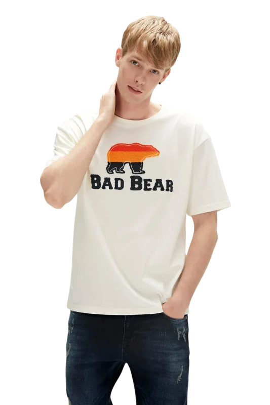 Bad Bear TRIPART T-SHIRT BEYAZ Erkek Tshirt - 3