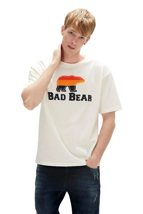 Bad Bear TRIPART T-SHIRT BEYAZ Erkek Tshirt - 3