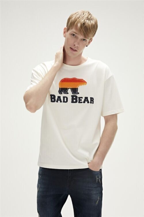 Bad Bear TRIPART T-SHIRT BEYAZ Erkek Tshirt - 3