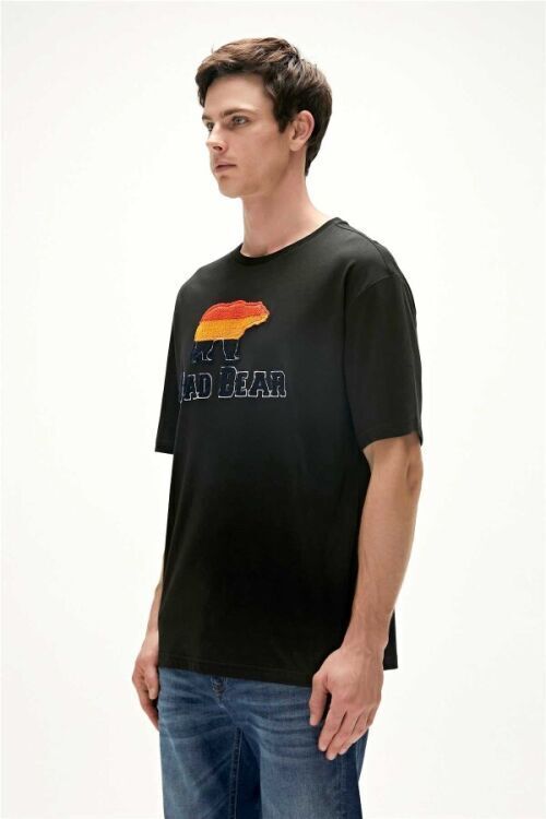 Bad Bear TRIPART T-SHIRT SİYAH Erkek Tshirt - 3