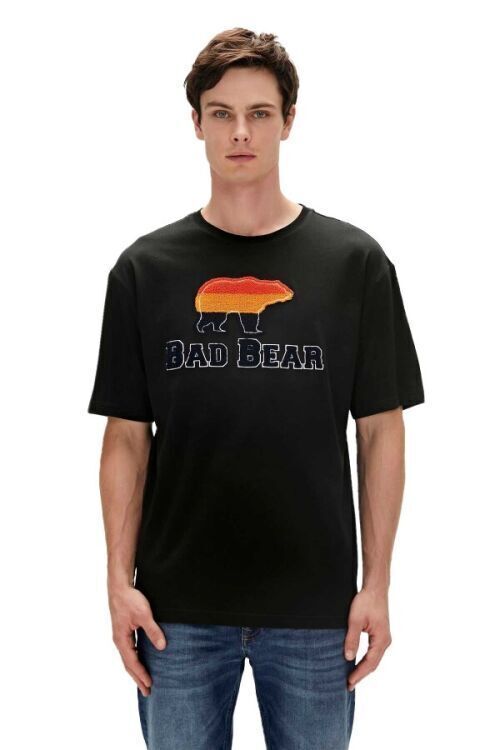 Bad Bear TRIPART T-SHIRT SİYAH Erkek Tshirt - 1