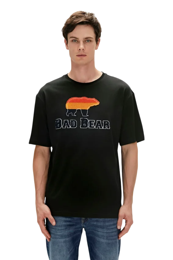 Bad Bear TRIPART T-SHIRT SİYAH Erkek Tshirt - 1