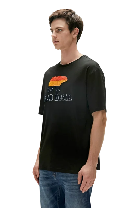 Bad Bear TRIPART T-SHIRT SİYAH Erkek Tshirt - 4