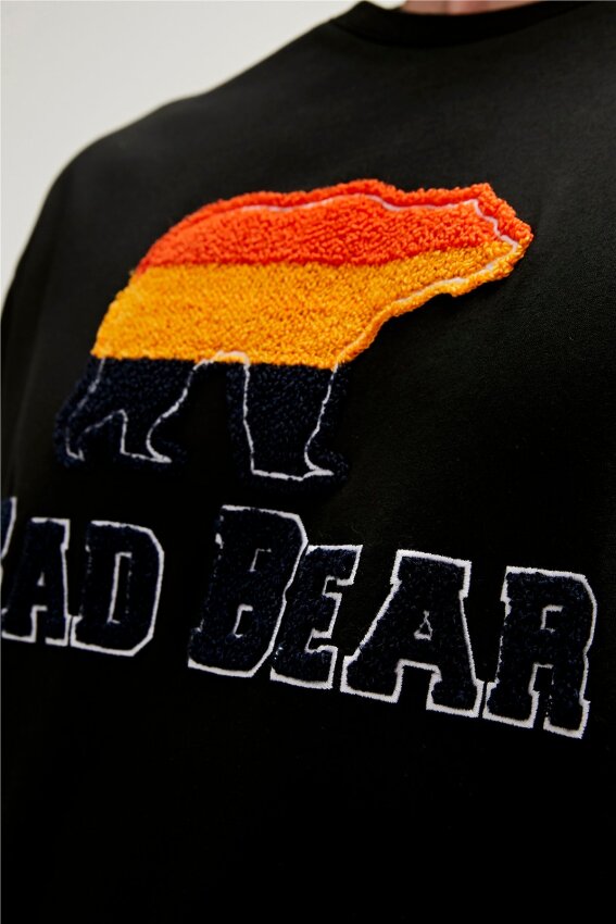 Bad Bear TRIPART T-SHIRT SİYAH Erkek Tshirt - 5