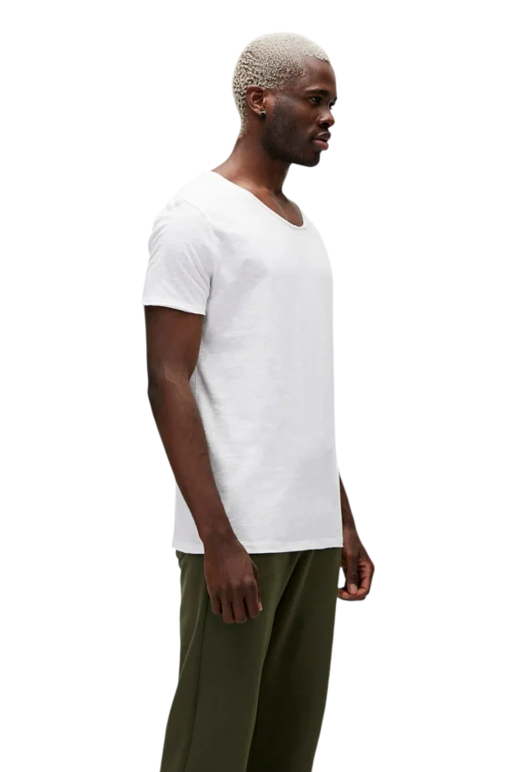 Bad Bear V-NECK T-SHIRT BEYAZ Erkek Tshirt - 4