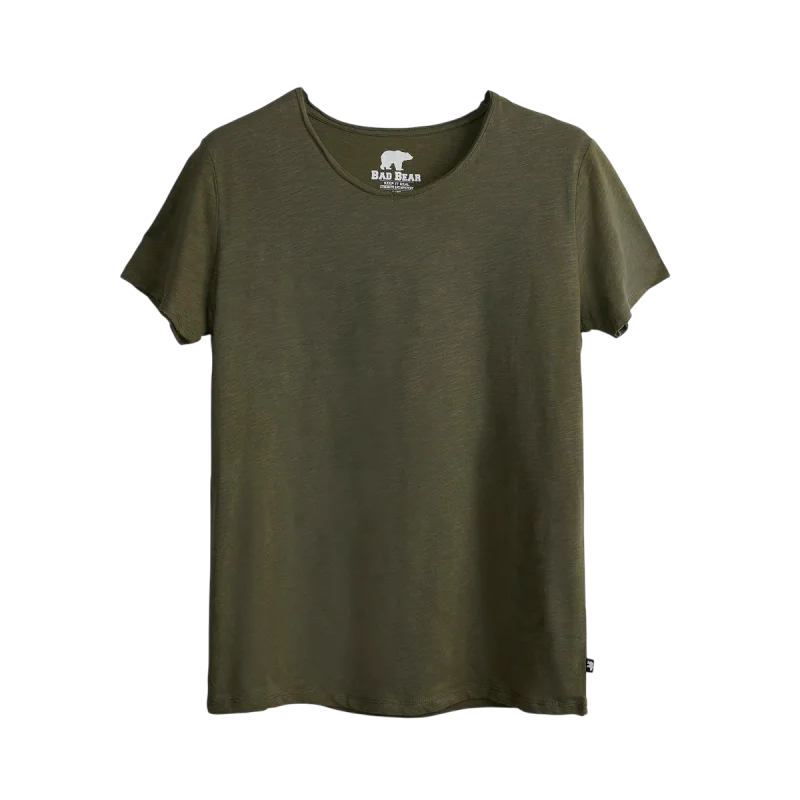 Bad Bear V-NECK T-SHIRT Haki Erkek Tshirt 