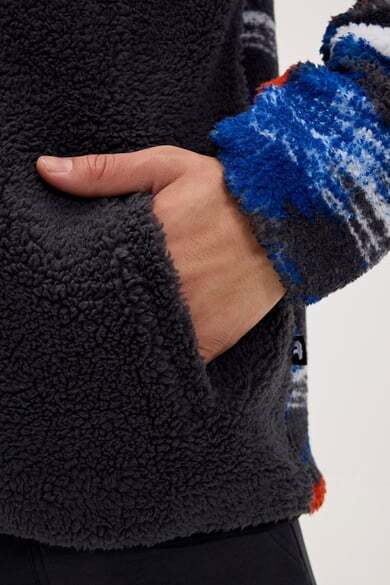 Bad Bear Vernon Full Zip Plush Antrasit Erkek Sweatshirt - 2